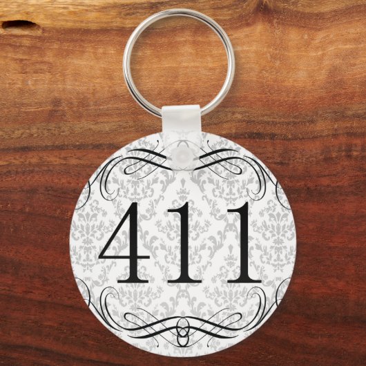 411 Netnummer Sleutelhanger (Voorkant)