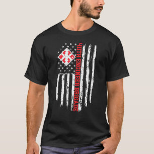 411e Engelstalige Engelstalige brigade-Amerikaanse T-shirt