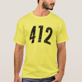 412 (Area Code) T-shirt (Voorkant)