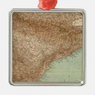 4142 Spanje, Portugal, Oost-Europa Metalen Ornament