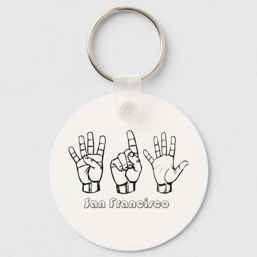 415 - San Francisco Sleutelhanger (Voorkant)