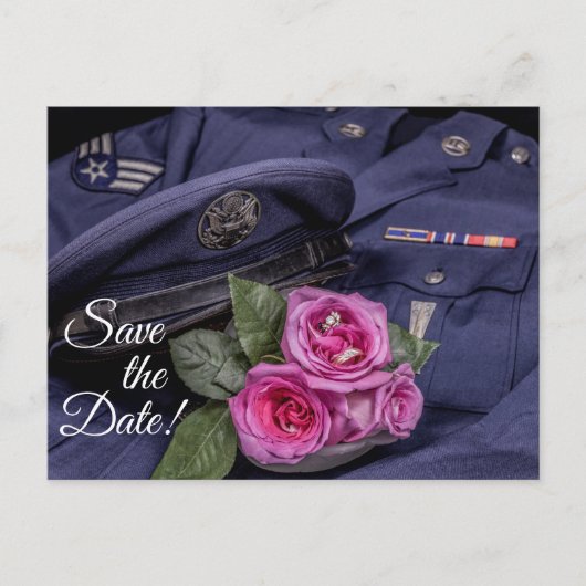 4171 - Militaire bruiloft Briefkaart (Voorkant)