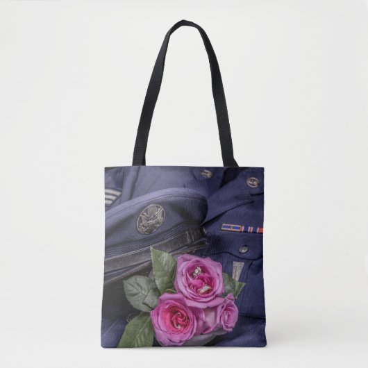 4171 - Militaire bruiloft Tote Bag (Voorkant)