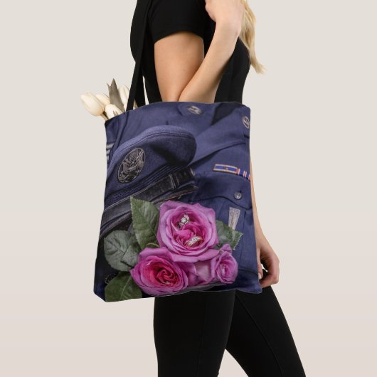 4171 - Militaire bruiloft Tote Bag (Dichtbij)