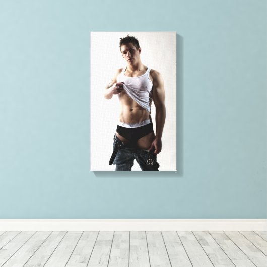 41786a Hunk Canvas Afdruk (Insitu (Houten vloer))