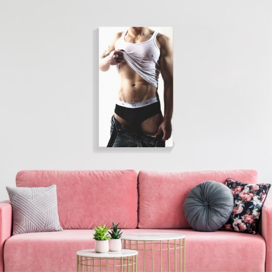 41786a Hunk Canvas Afdruk (Insitu (Woonkamer))