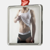 41786a Hunk Metalen Ornament (Links)