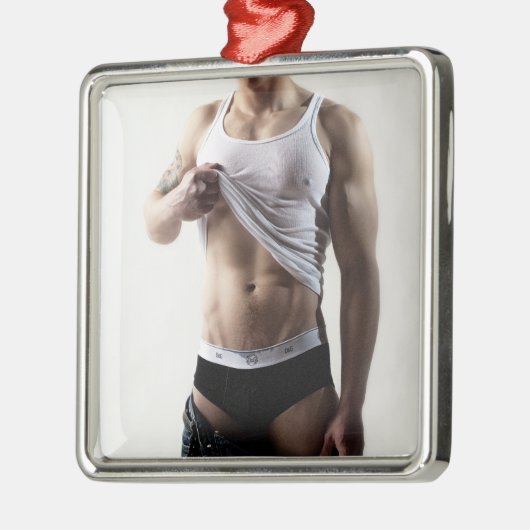 41786a Hunk Metalen Ornament (Links)