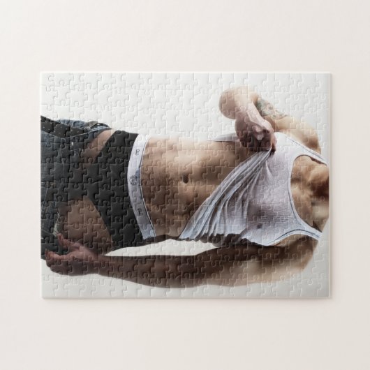 41786a Sexy Hunk Legpuzzel (Horizontaal)