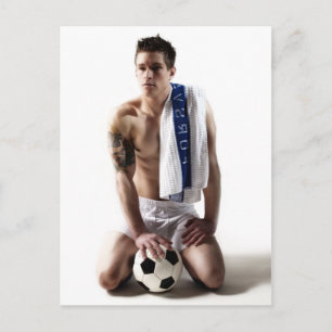 41873a Soccer Jock Briefkaart