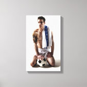 41873a Soccer Jock Canvas Afdruk (Voorkant)