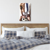 41873a Soccer Jock Canvas Afdruk (Insitu (Slaapkamer))