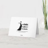 4197-Sleigh met Cadeaus en bomen Feestdagen Kaart (Achterkant)