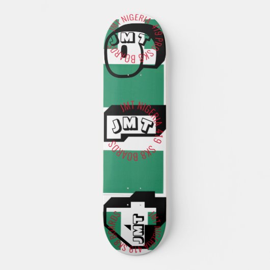 419 JMT NIGERIA 8 1/4" Skateboard Deck (Voorkant)