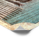 41. 鳴 宿, 広 Narumi-juku, Hiroshige, Ukiyo-e Poster (Hoek)