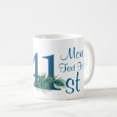 # 41- 41st bruiloft Jubileum of 41st verjaardag Koffiemok (Voorkant rechts)