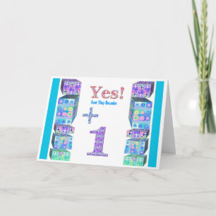 41 51 61 71 81 91 101 jaar Jong! Gelukkige verjaar Kaart