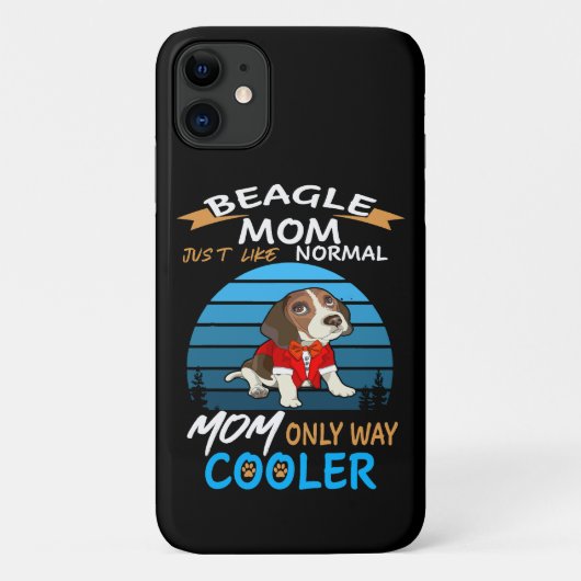 41 Beagle Mom Cooler Case-Mate iPhone Case (Achterkant)