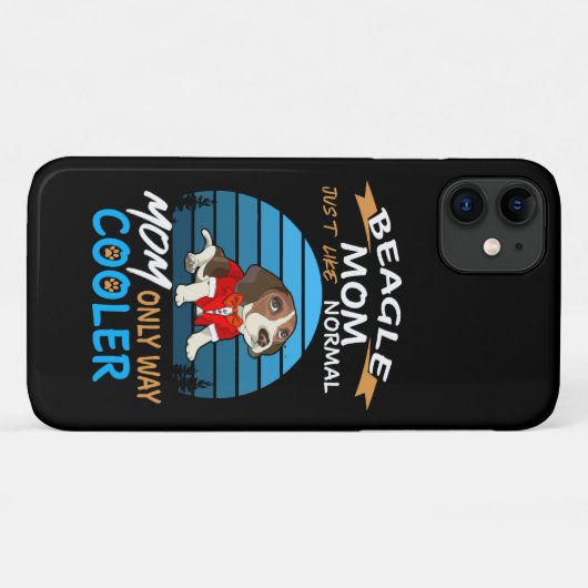 41 Beagle Mom Cooler Case-Mate iPhone Case (Achterkant (horizontaal))