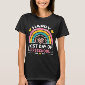 41 Days Of School Happy 41st Day Of Preschool Teac T-shirt (Voorkant)