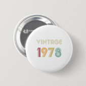 41 jaar 41e verjaardag 1978 ronde button 5,7 cm (Voorkant /achterkant)