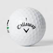 41 jaar en nog steeds swingende grappige 41e verja golfballen (Logo)