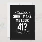 41 jaar oud - 41ste verjaardag Funny Gift Bedankkaart (Voorkant)