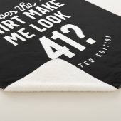 41 jaar oud - 41ste verjaardag Funny Gift Sherpa Deken (3/4)