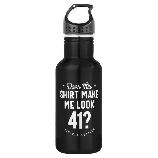 41 jaar oud - 41ste verjaardag Funny Gift Waterfles (Voorkant)