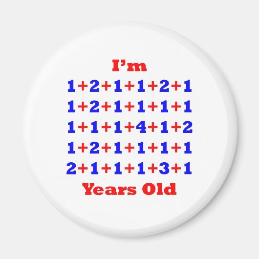 41 jaar oud! magneet (Voorkant)