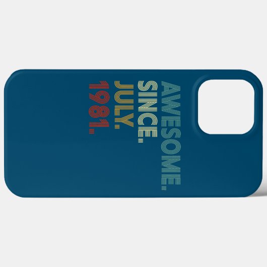 41 jaar oude 41e geboortedag, Geweldige sinds Case-Mate iPhone Case (Achterkant (horizontaal))