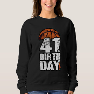41 jaar oude Basketball 41e verjaardag Trui