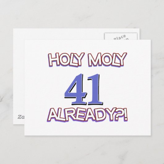 41 jaar oude design briefkaart (Voorkant / Achterkant)