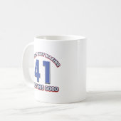 41 jaar Oude design Koffiemok (Voorkant links)