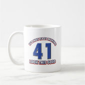 41 jaar Oude design Koffiemok (Links)