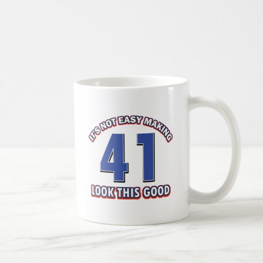 41 jaar Oude design Koffiemok (Rechts)