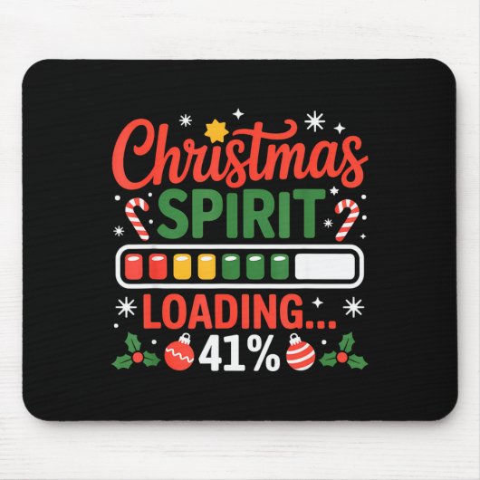 41 Meme Kerstgeest Laden 41% Vier Eén Voor Muismat (Voorkant)