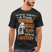 41 One Upon A Time Beagle Puppy T-shirt (Voorkant)