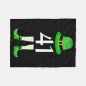 41 St. Patrick's Day Vier Eén Kinderen Grappige Le Fleece Deken (Voorkant (Horizontaal))