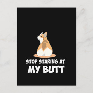 41 Stop met naar mijn kont te staren Briefkaart