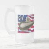 41 voor vrijheid matglas bierpul (Links)