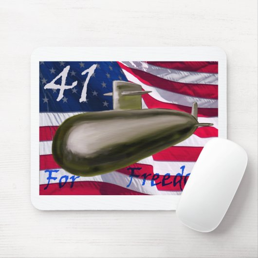 41 voor vrijheid muismat (Met muis)