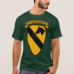 41e Scout Hond Platoon 1e Cav wo TXT T-shirt