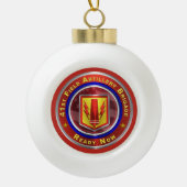 41e veldartillerijbrigade keramische bal ornament (Voorkant)