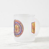 41e veldartillerijbrigade matglas koffiemok (Voorkant rechts)