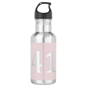 41e verjaardag 41 jaar oud feestje cadeau roze waterfles