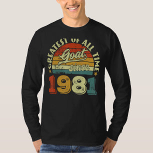 41e verjaardag 41 jaar oud GOAT sinds 1981 T-shirt