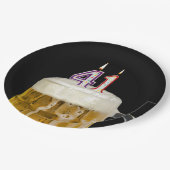 41e verjaardag bier op zwart Bord (Gekanteld)