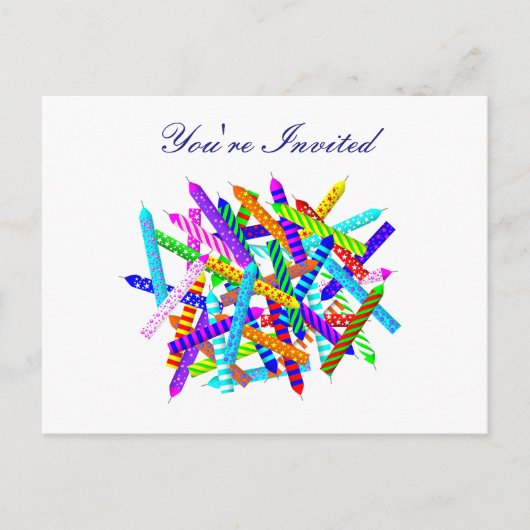 41e verjaardag cadeaus uitnodiging briefkaart (Voorkant)