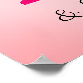 41e verjaardag eenenveertig en fantastische naam r poster (Hoek)